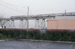 Sunset limited on the Huey Long bridge